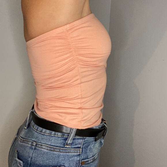 Peach Tube Top - Picture 3 of 4